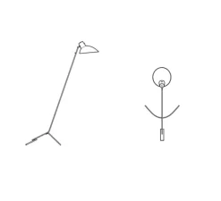 Lampadaire*Astep Lampadaire, VV Cinquanta, , Ø27,4cm, H147cm - noir