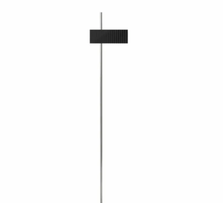Lampadaire*Tato Italia Lampadaire, Wallie, , L34cm, H178cm - Noir, Chrome