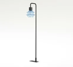 Lampe*Bover Lampe à fixer, Drop M/70, Vert transparent, LED, 2700K, 345 lm, L24,5cm, H70cm - Verre Vert