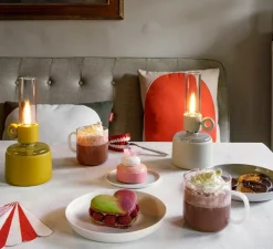 Lampe*Fatboy Lampe à huile, baladeuse, Flamtastique XS desert, , Ø10,5cm, H22,5cm - blanc cassé