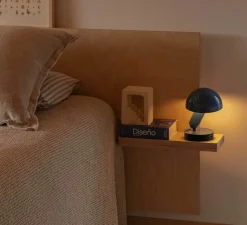 Lampe*Faro Lampe à poser à pince, Bela, , Ø14,6cm, H24cm - bleu