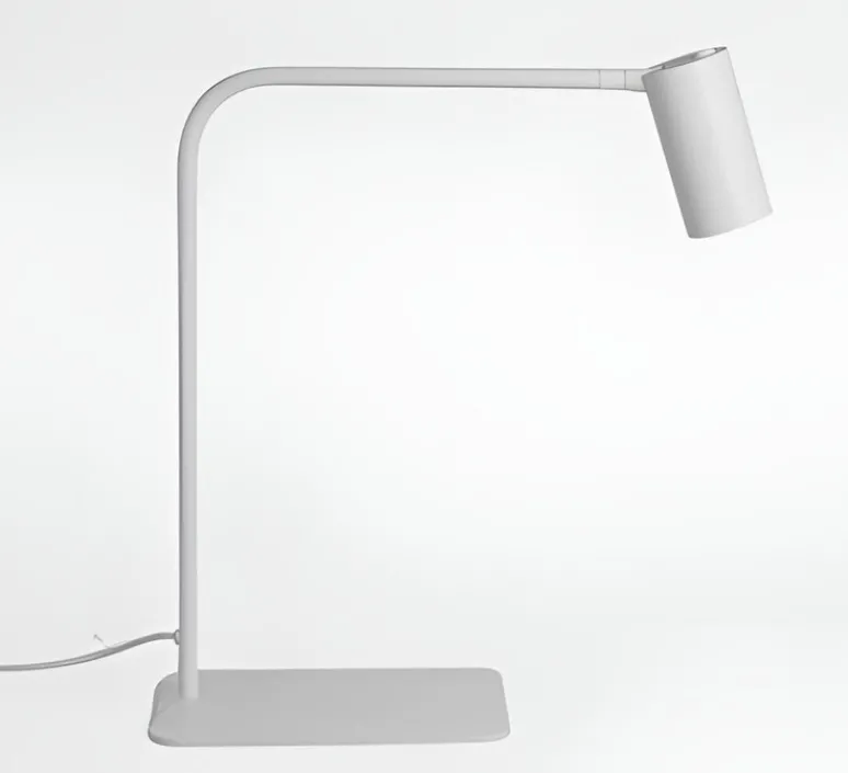 Lampe*Zangra Lampe à poser, Achille, , L32cm, H40cm - blanc
