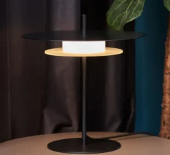 Suspension*Loftlight Lampe à poser, Aeroplan, , LED, 3000K, 1400 lm, Ø32cm, H35cm - noir