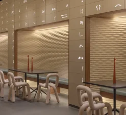 Lampe à poser, Africa 5580, terra dark, LED, dim, 2700K, 520 lm, L5cm, H45cm - Vibia