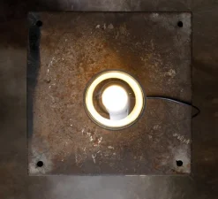 Lampe*Karman Lampe à poser, Agua CT290 T1 V11, noir mat et verre transparent, LED, 3000K, 410 lm, Ø13cm, H9cm - transparent, noir