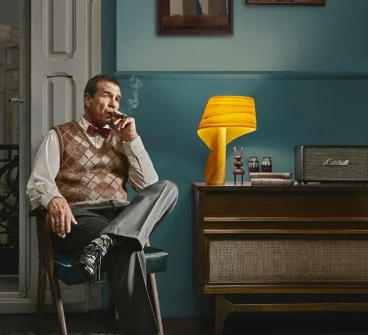 Lampe à poser, Air, jaune, H49cm - LZF