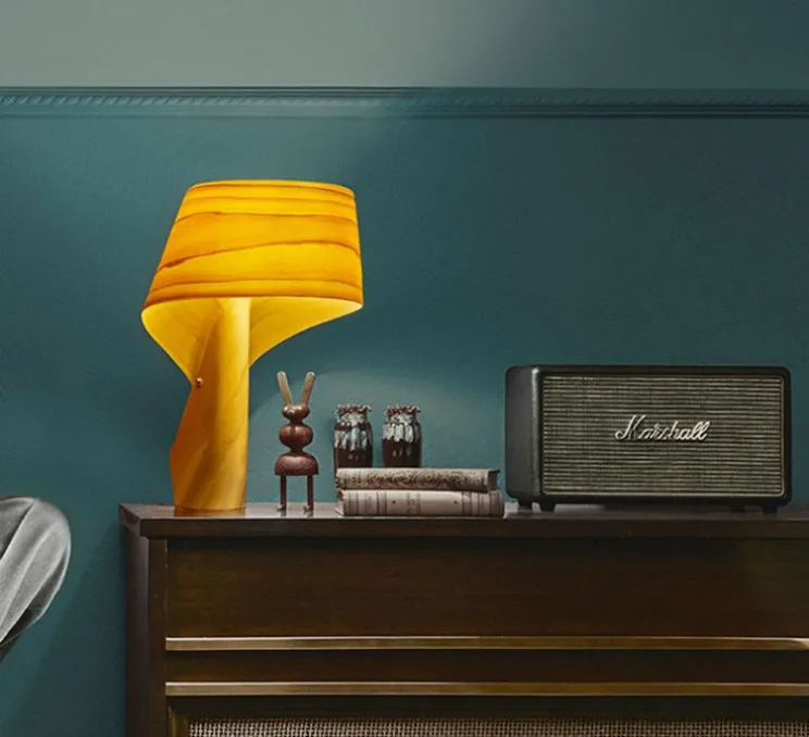 Lampe à poser, Air, jaune, H49cm - LZF