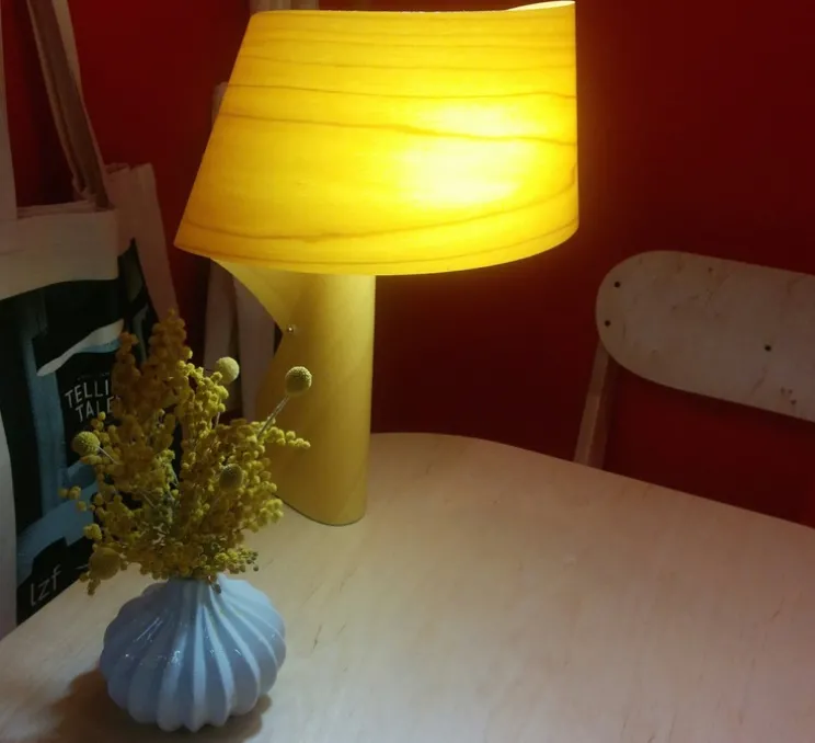 Lampe à poser, Air, jaune, H49cm - LZF