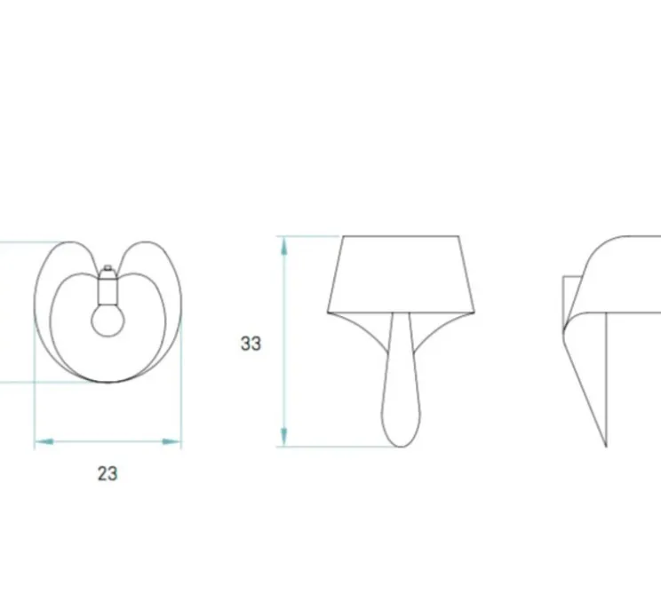 Lampe à poser, Air, jaune, H49cm - LZF