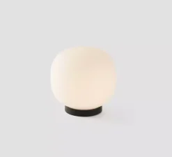 Lampe à poser, Amelia, noir, Ø21,5cm, H21,6cm - Faro