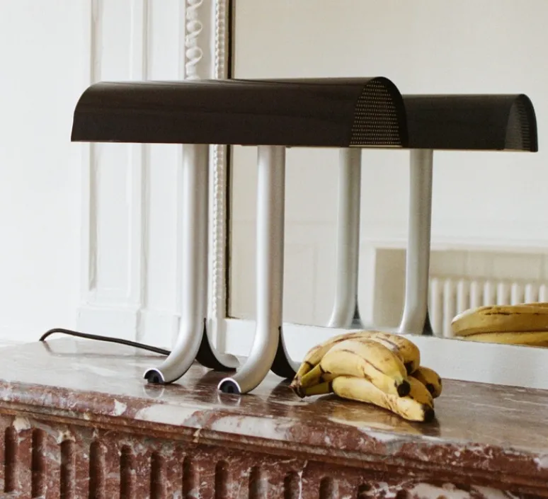 Lampe*HAY Lampe à poser, Anagram, , L36,5cm, H32,5cm - noir métallisé