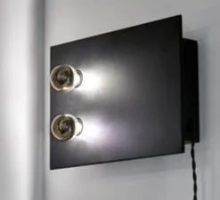 Lampe à poser, applique murale, KVG 01 02, noir, L30cm, P7cm - Serax