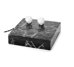 Lampe*Serax Lampe à poser, applique murale, KVG 02 03 , , Ø25cm, P6cm - marbre noir