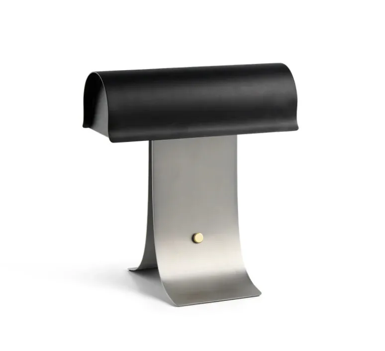 Lampe*Northern Lampe à poser, Archive, , LED, dim, 2700K, 900 lm, L25cm, H27cm - noir, acier