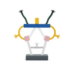 Lampe*Memphis Milano Lampe à poser, Ashoka, , L74cm, H85cm - blanc, rose, orange, bleu, vert