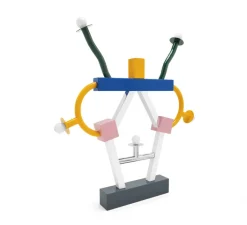 Lampe*Memphis Milano Lampe à poser, Ashoka, , L74cm, H85cm - blanc, rose, orange, bleu, vert