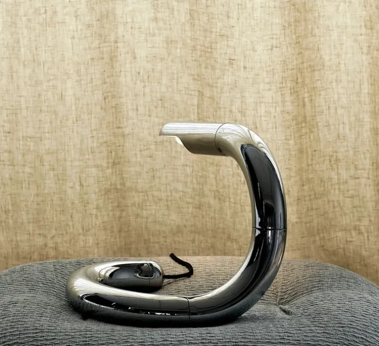 Lampe à poser, Aspide, argent, 6W, 470lm, H28cm - Gubi