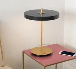 Lampe*Umage Lampe à poser, Asteria, , LED, 3000K, 600lm, Ø31cm, H41,5cm - gris anthracite