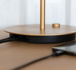 Lampe à poser, Asteria, vert foret, LED, 3000K, 600lm, Ø31cm, H41,5cm - Umage
