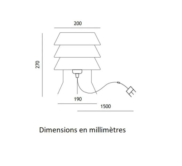 Lampe*Toscot Lampe à poser, Aura 1242, moutarde, bleu d'eau, vert olive, Ø20cm, H27cm - moutarde, bleu d'eau, vert olive
