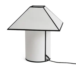 Lampe*HAY Lampe à poser, Ava Pyramid 450, , L45cm, H50cm - blanc et noir