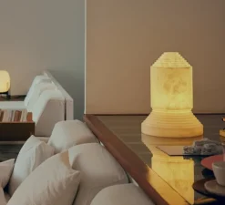 Lampe*Santa & Cole Lampe à poser, Babel, , Ø30cm, H40,5cm - Albâtre