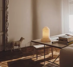 Lampe*Santa & Cole Lampe à poser, Babel, , Ø30cm, H40,5cm - Albâtre