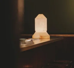 Lampe*Santa & Cole Lampe à poser, Babel, , Ø30cm, H40,5cm - Albâtre