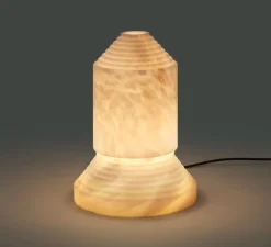Lampe*Santa & Cole Lampe à poser, Babel, , Ø30cm, H40,5cm - Albâtre