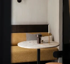 Lampe*Audo Copenhagen Lampe à poser, Baladeuse, Column , , IP44, LED, dim, 2700K, 150 lm, Ø12cm, H17,6cm - bronze