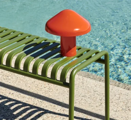 Lampe à poser, Baladeuse d'extérieur, Pao, Rouge, IP44, LED, 2800K, 220lm, Ø23cm, H23cm - HAY