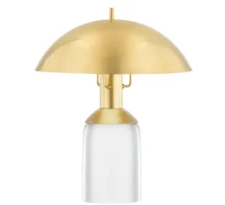 Lampe*Hudson Valley Lighting Lampe à poser, Bayside, , Ø33cm, H41cm - laiton