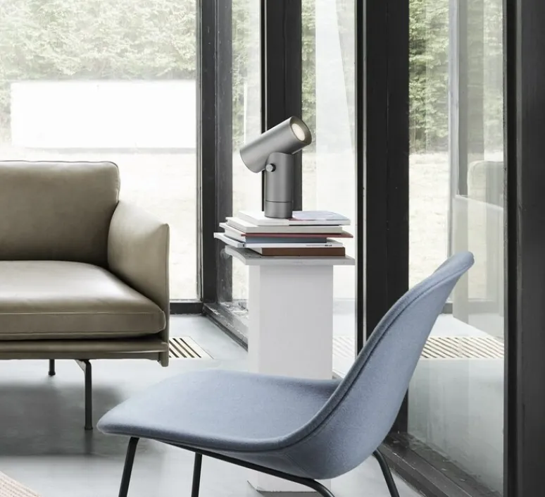 Lampe*Muuto Lampe à poser, BEAM LAMP, , LED, 2700K, 425lm, Ø18,7cm, H26,2cm - aluminium