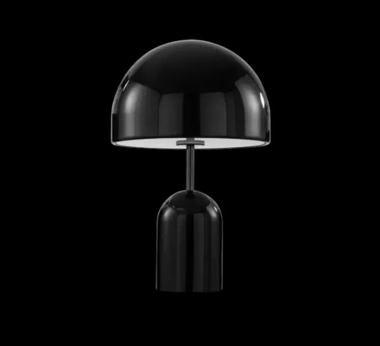 Lampe*Tom Dixon Lampe à poser, Bell, , LED, dim, 3000K, 800 lm, Ø28cm, H42,5cm - noir