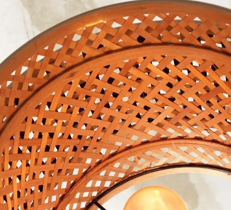 Lampe à poser, Bhutan, beige, Ø25cm, H40cm - Good&Mojo