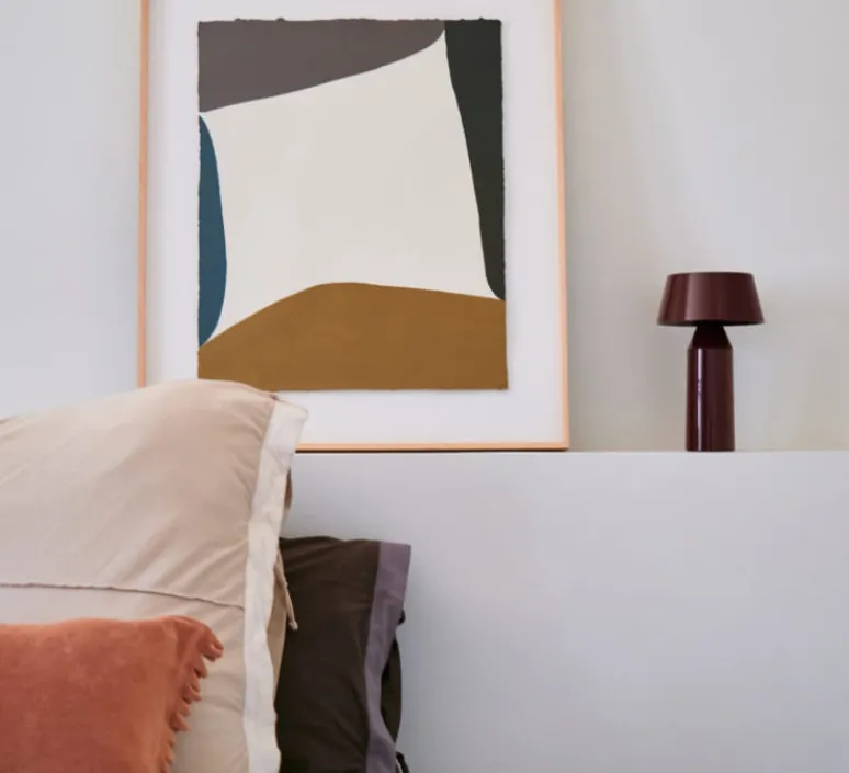 Lampe*Marset Lampe à poser, Bicoca, LED, dimmable, , H22,5cm - rouge