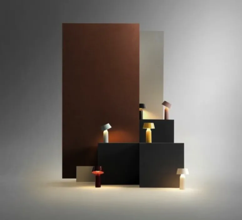 Lampe|Enfants*Marset Lampe à poser, Bicoca, LED, dimmable, , H22,5cm - anthracite