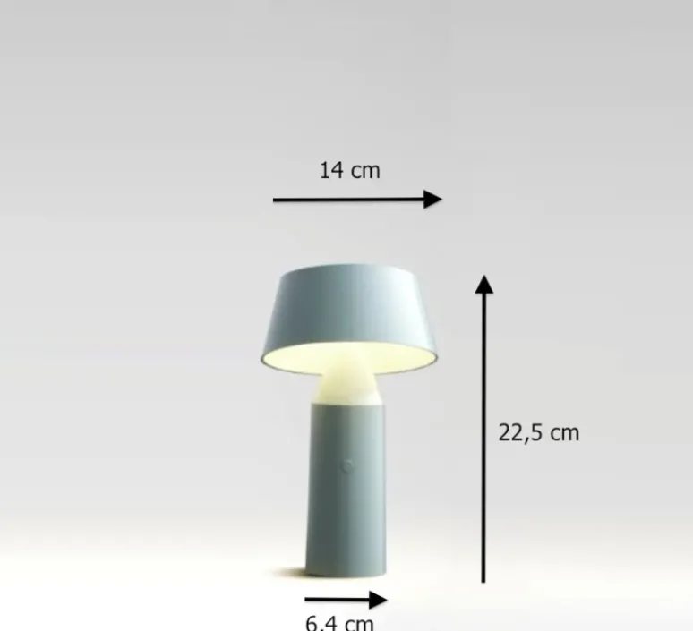 Lampe|Enfants*Marset Lampe à poser, Bicoca, LED, dimmable, , H22,5cm - anthracite