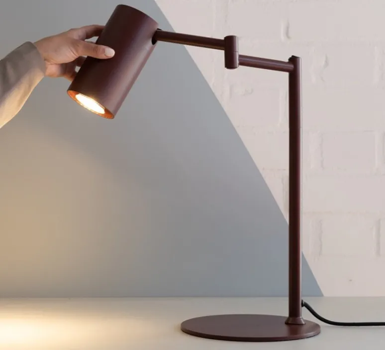 Lampe*It's about Romi Lampe à poser, Bilbao, , L35cm, H47,5cm - burgundy
