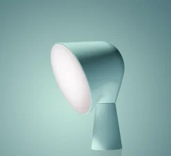 Lampe à poser, Binic, vert d'eau, Ø22cm, H24cm - Foscarini