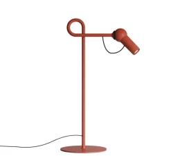 Lampe*KDLN Lampe à poser, Bird, , LED, dim, 2700K, 660 lm, L17cm, H48cm - rouge brique