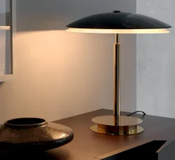 Lampe*Fontana Arte Lampe à poser, Bis, , H43cm - noir brillant