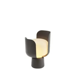 Lampe|Enfants*Fontana Arte Lampe à poser, Blom, , Ø15cm, H24cm - gris foncé