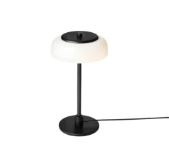 Lampe*Nuura Lampe à poser, Blossi small, , LED, dim, 2700K, 463 lm, Ø17cm, H33cm - noir, opal