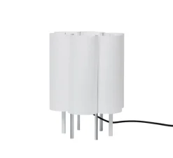 Lampe à poser, Boe, argent, abat-jour en papier washi, Ø20cm, H28cm-Ferm Living