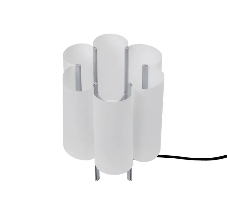 Lampe à poser, Boe, argent, abat-jour en papier washi, Ø20cm, H28cm-Ferm Living