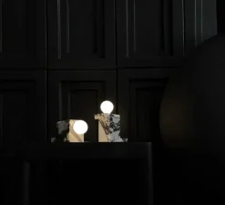 Lampe*101 Copenhagen Lampe à poser, Brick Low, , L14cm, H7,5cm - Marbre blanc