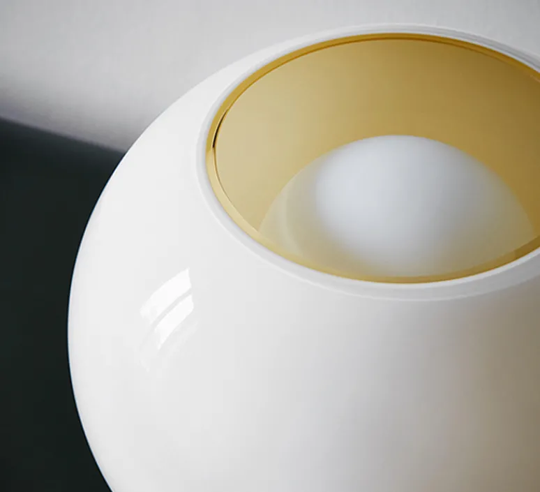 Lampe*Foscarini Lampe à poser, Buds 3, , Ø30cm, H41,5cm - blanc chaud