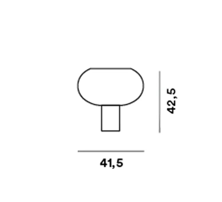 Lampe*Foscarini Lampe à poser, Buds 2, , Ø41,5cm, H42cm - gris