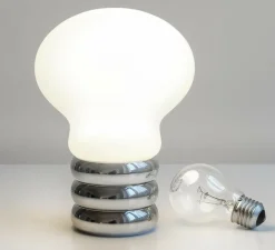 Lampe*Ingo Maurer Lampe à poser, Bulb, , Ø20cm, H30cm - gris